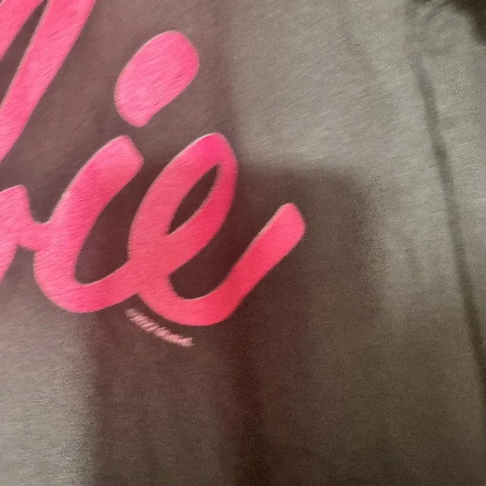 Unisex Mattel Barbie Short Sleeve Graphic Tshirt Pink Head Silhouette Logo Sz XL